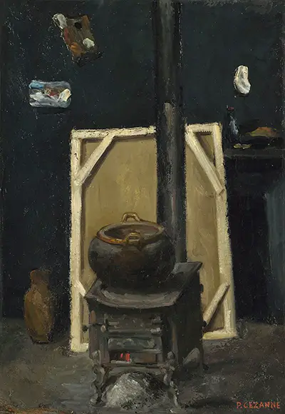 The Stove in the Studio Paul Cezanne